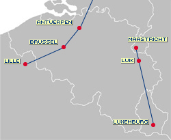 Kaart van belgie